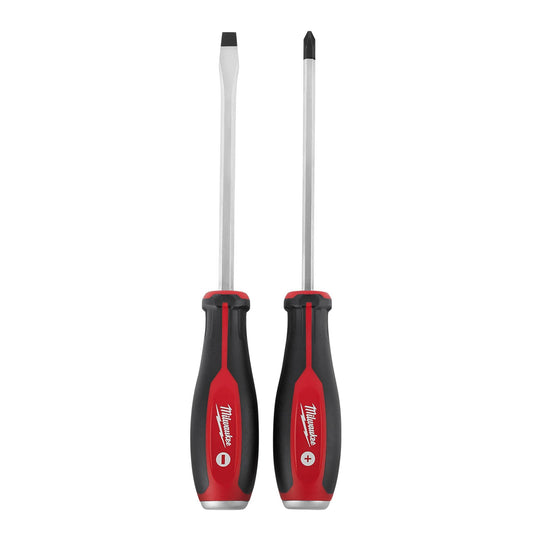 2pc Demolition Screwdriver with Steel Caps