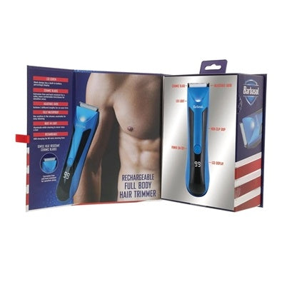 RECHARGABLE LCD BODY GROOMER