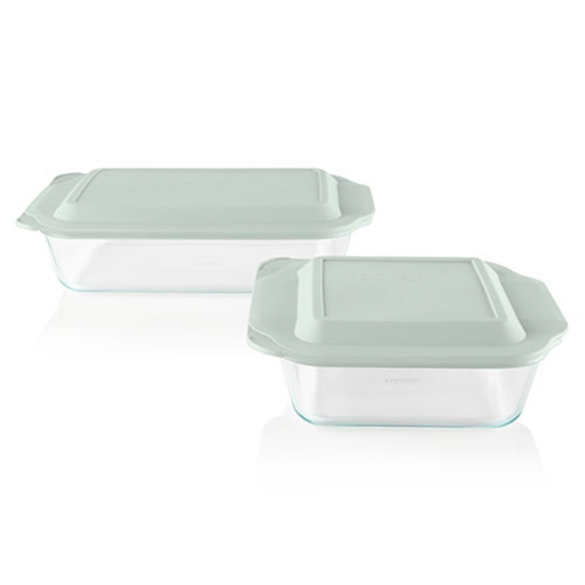 DEEPER 4PC GLASS BAKEWARE SET