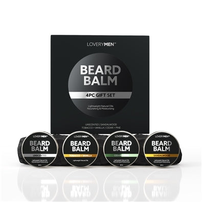 MENS BEARD BALM GIFT SET, 4 PIECES