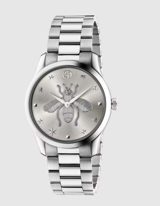 38MM UNISEX G-TIMELESS STAINLESS STEEL WATCH